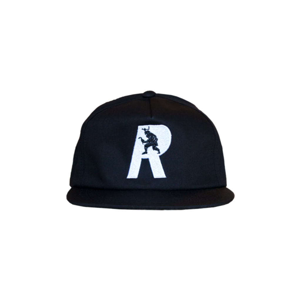 NINJA R SNAPBACK HAT (BLACK)