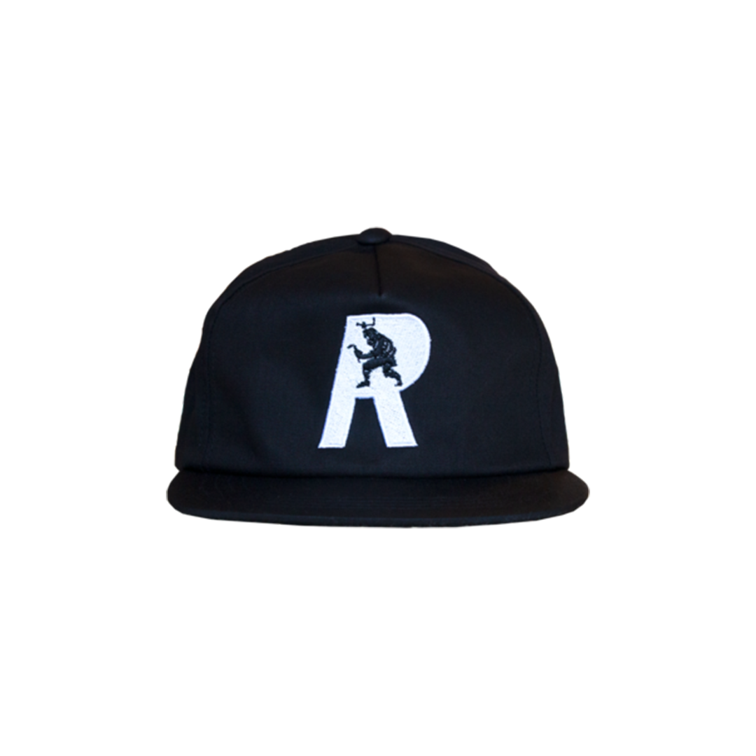 NINJA R SNAPBACK HAT (BLACK)