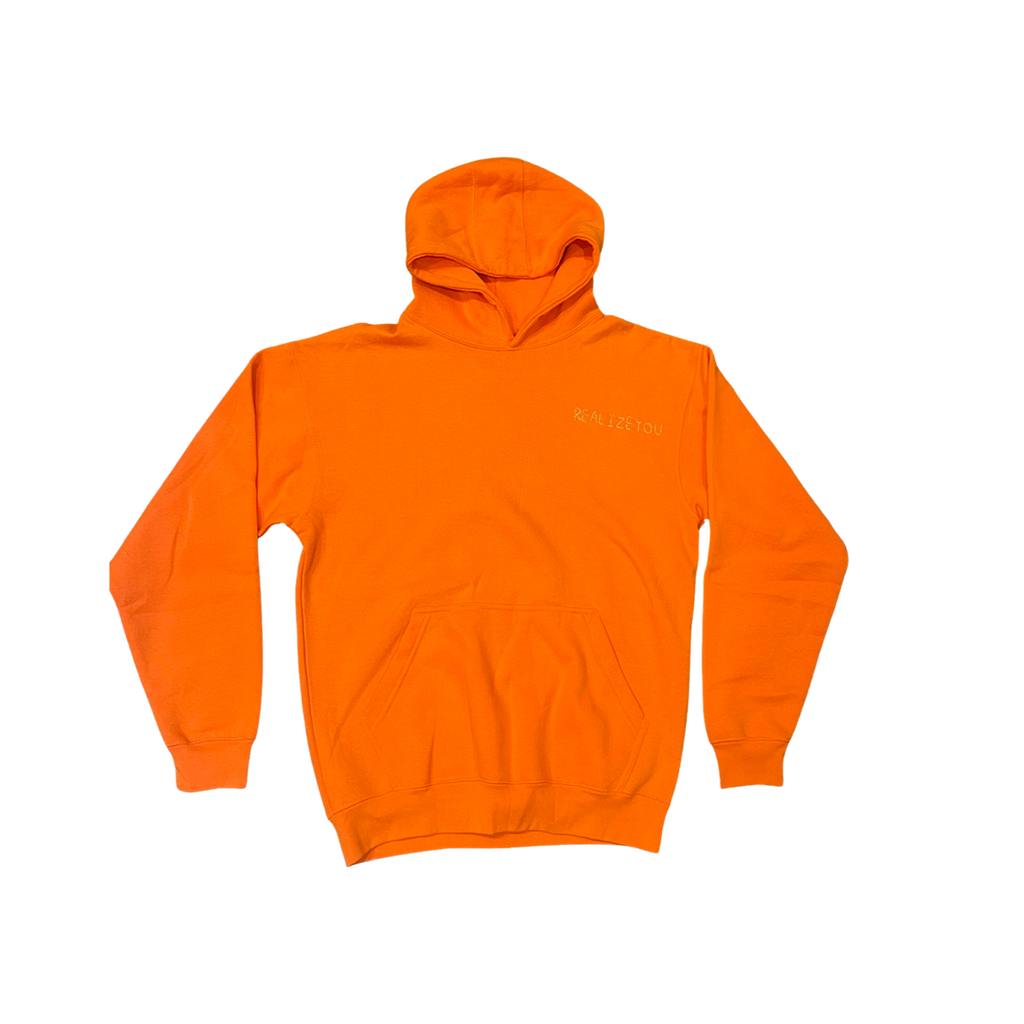 HANDSTITCHED HOODIE (ORANGE)