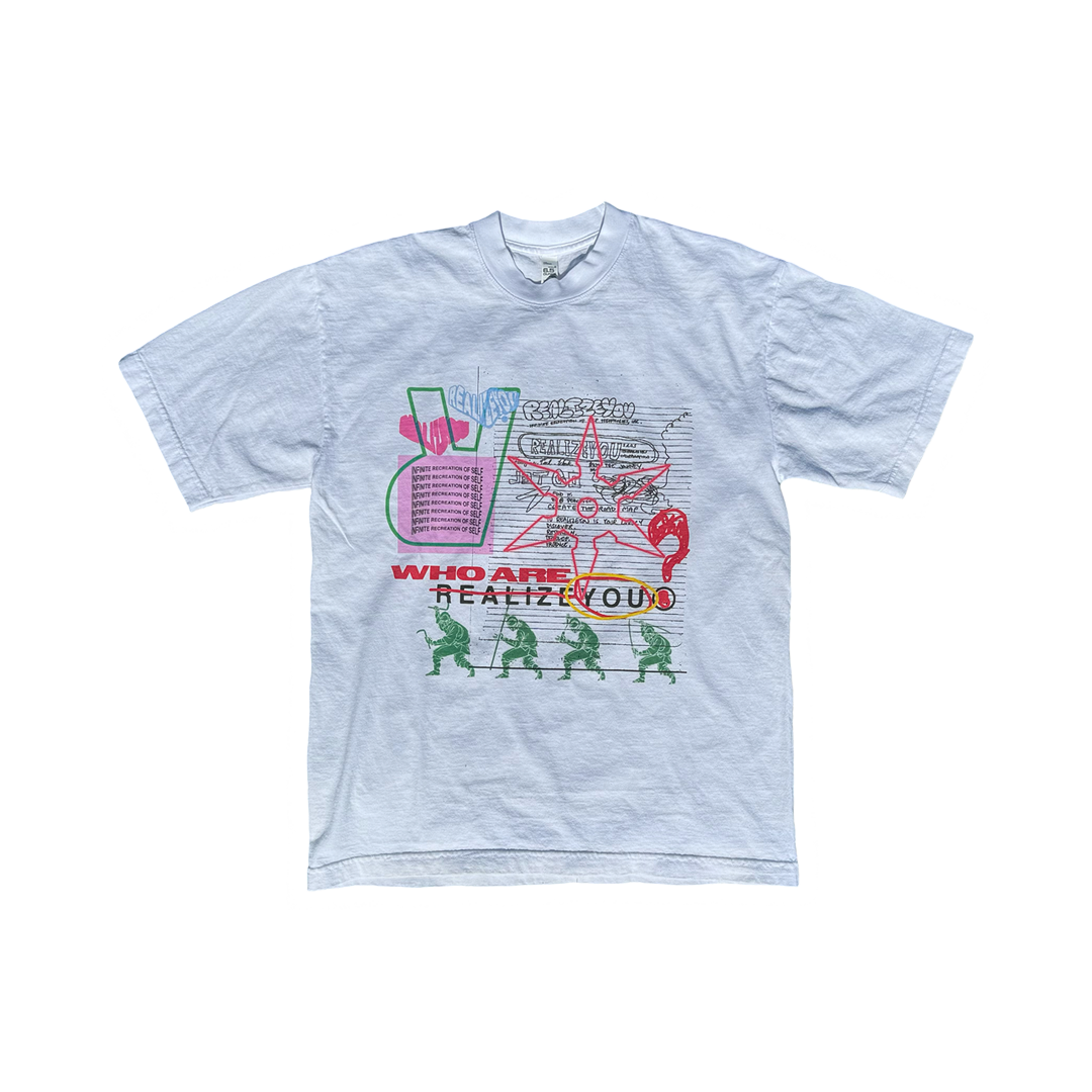 WHO ARE YOU? TEE (WHITE)
