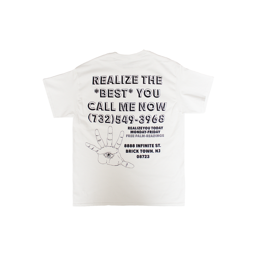 PALM READER TEE (WHITE)