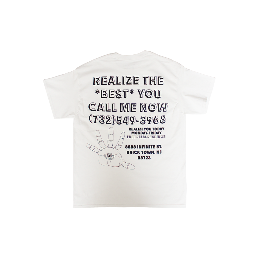 PALM READER TEE (WHITE)