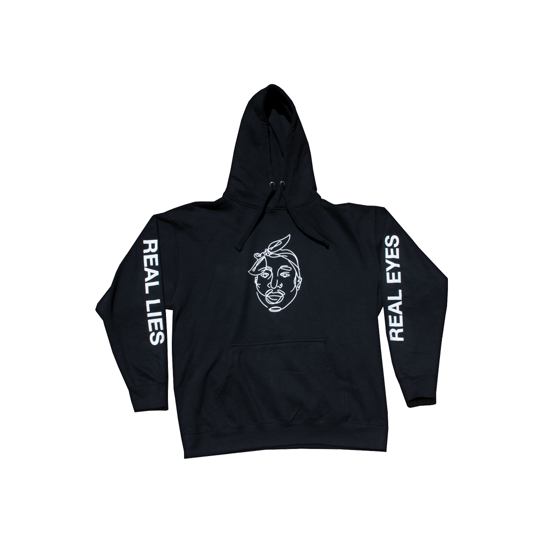 REAL EYES HOODIE (BLACK)