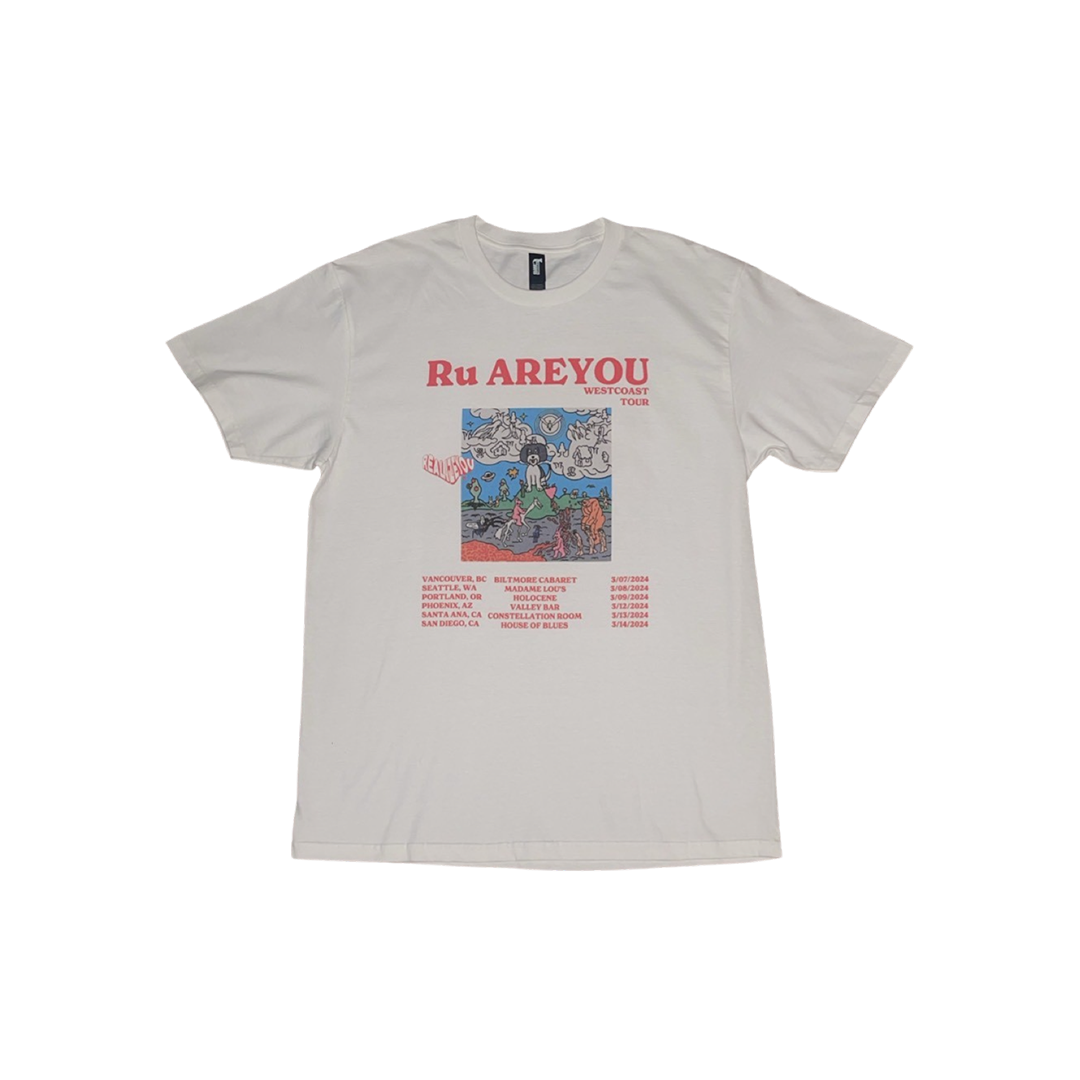 BALANCE BOY WEST COAST TOUR TEE (WHITE)