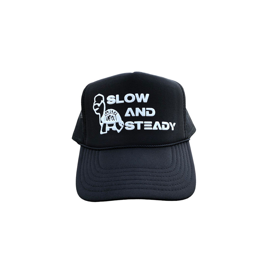 SLOW AND STEADY HAT (BLACK)