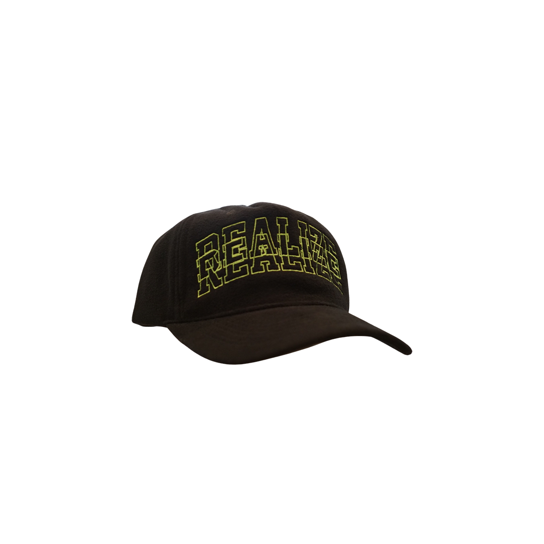 FELT UNIVERSITY HAT (BLACK/GREEN)