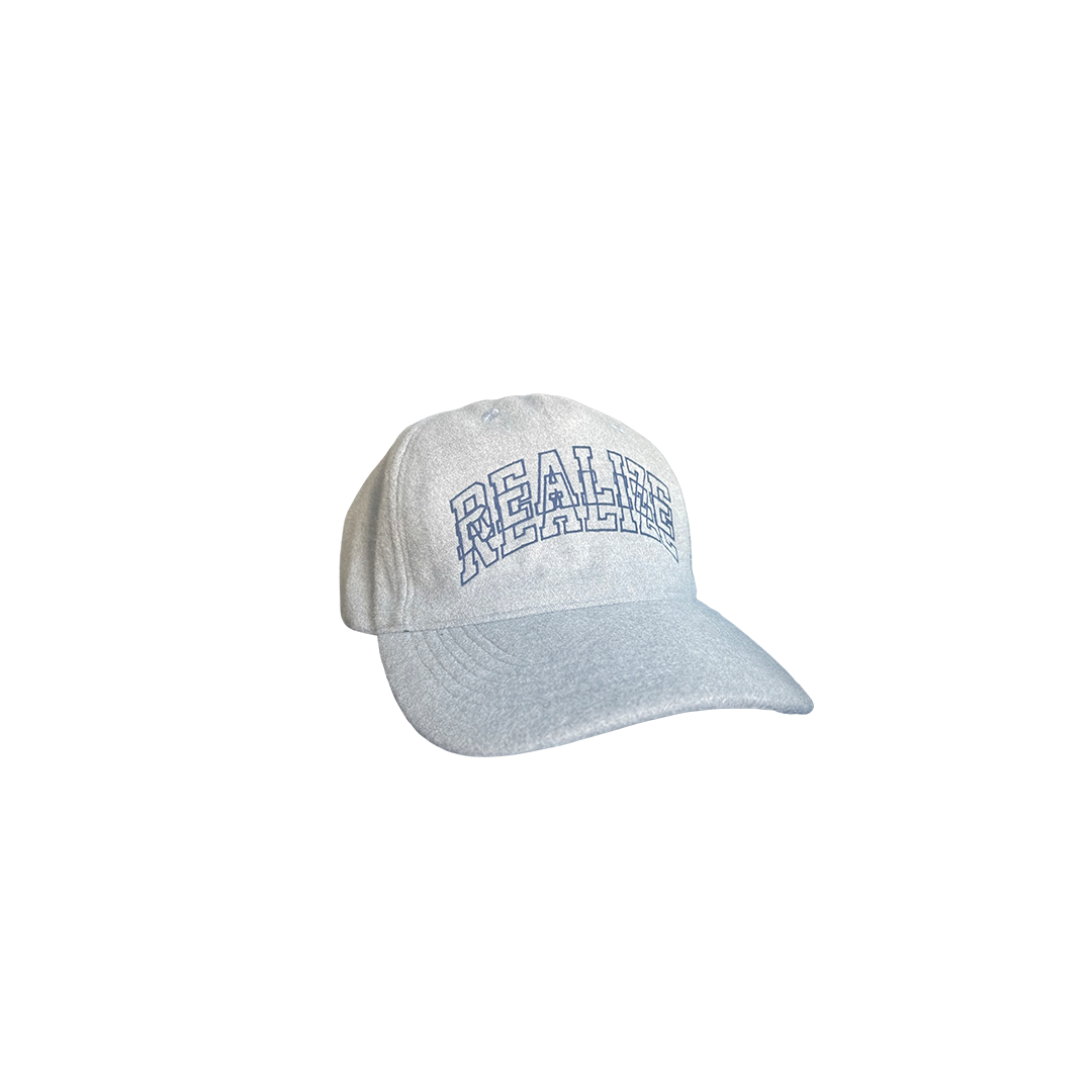 FELT UNIVERSITY HAT (WHITE/BLUE)