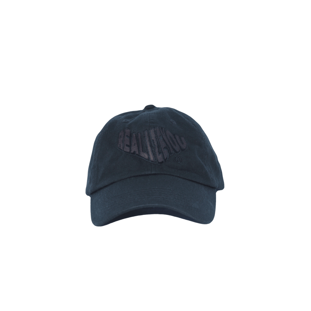WAVY LOGO COACH HAT (BLACK)
