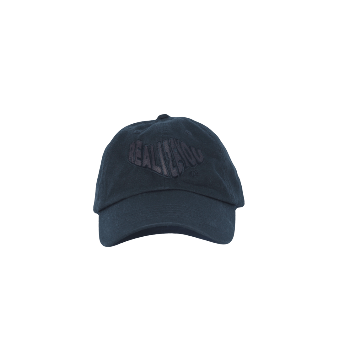 WAVY LOGO COACH HAT (BLACK)