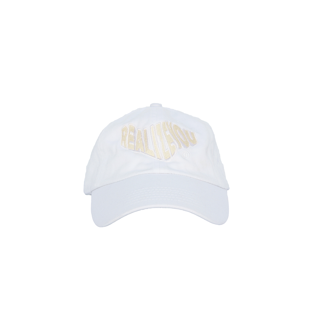 WAVY LOGO COACH HAT (WHITE)