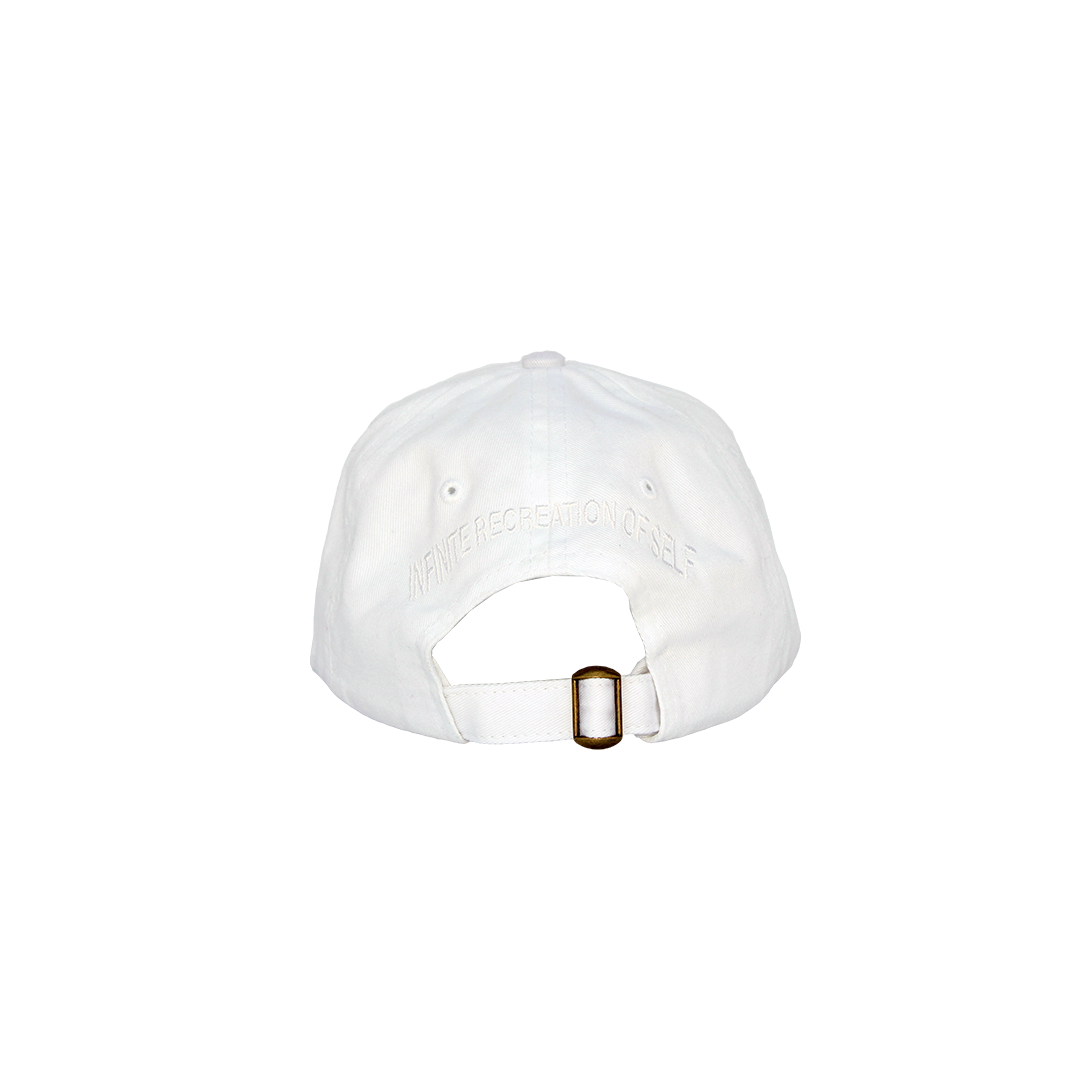 WAVY LOGO COACH HAT (WHITE)