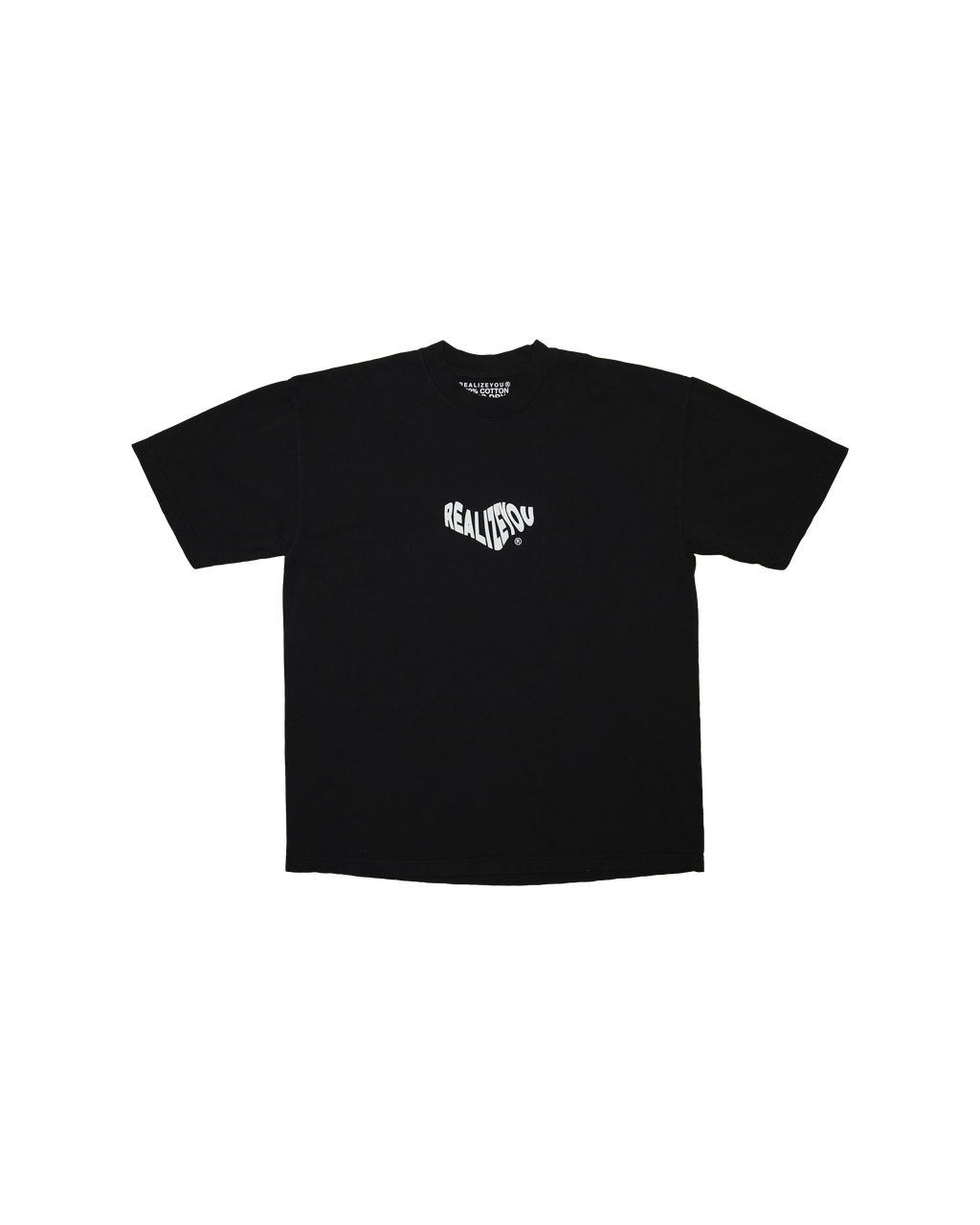 WAVY LOGO TEE (BLACK/WHITE)