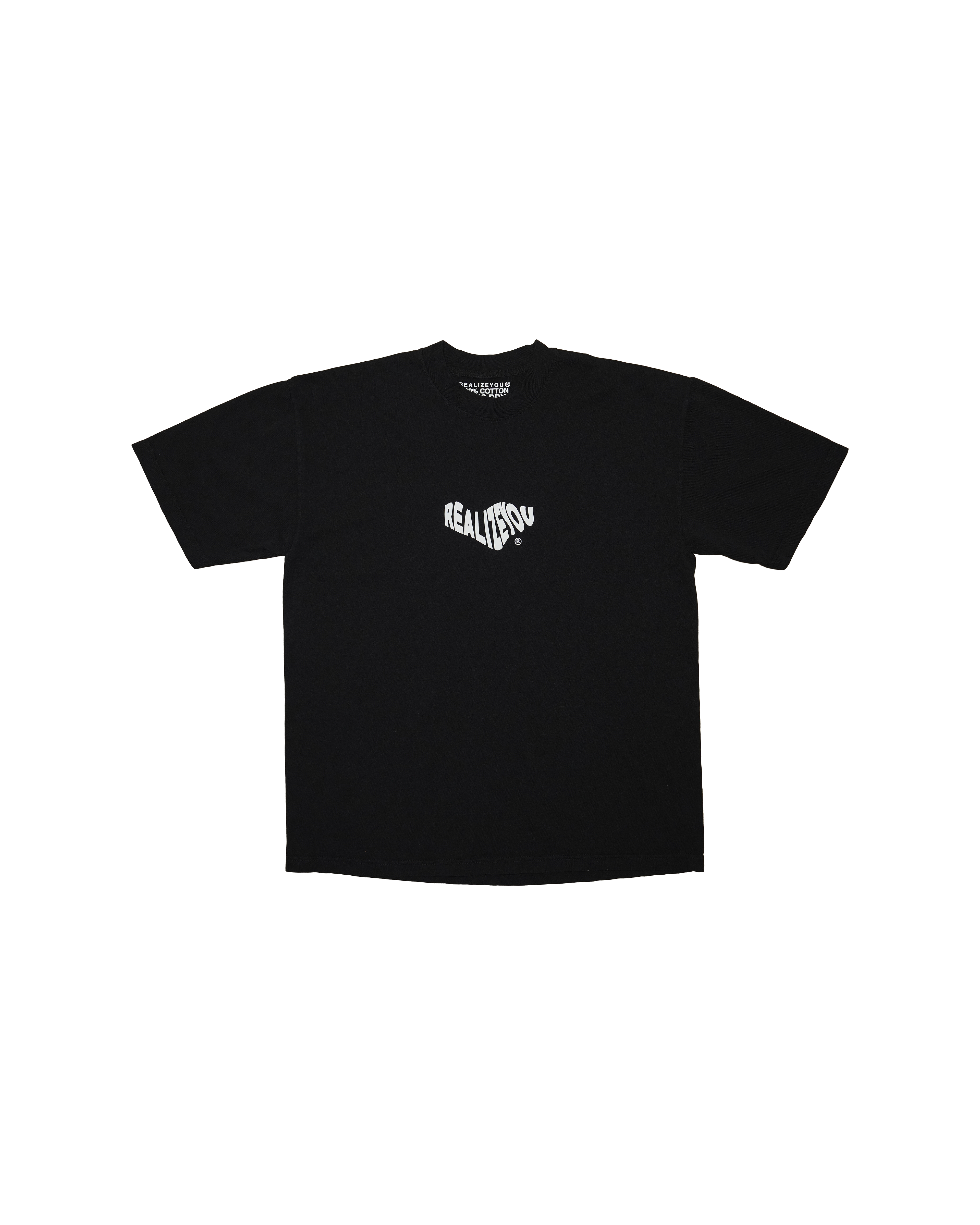 WAVY LOGO TEE (BLACK/WHITE)