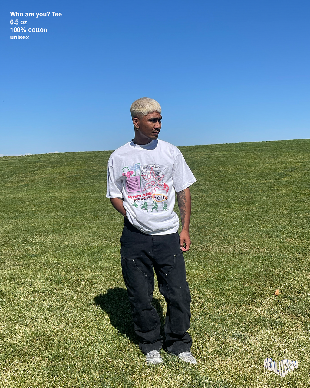 WHO ARE YOU? TEE (WHITE)