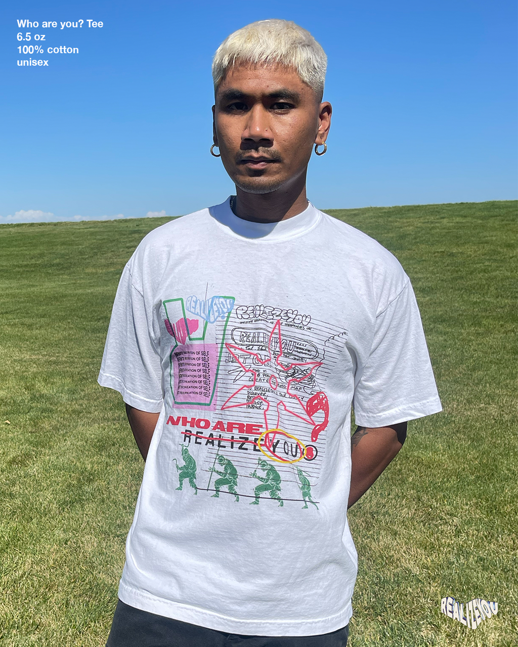 WHO ARE YOU? TEE (WHITE)