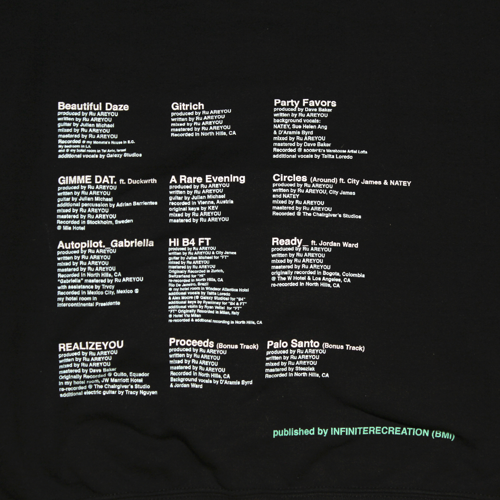 A.R.E HOODIE (BLACK)