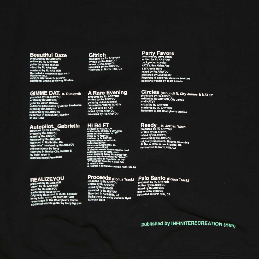 A.R.E HOODIE (BLACK)