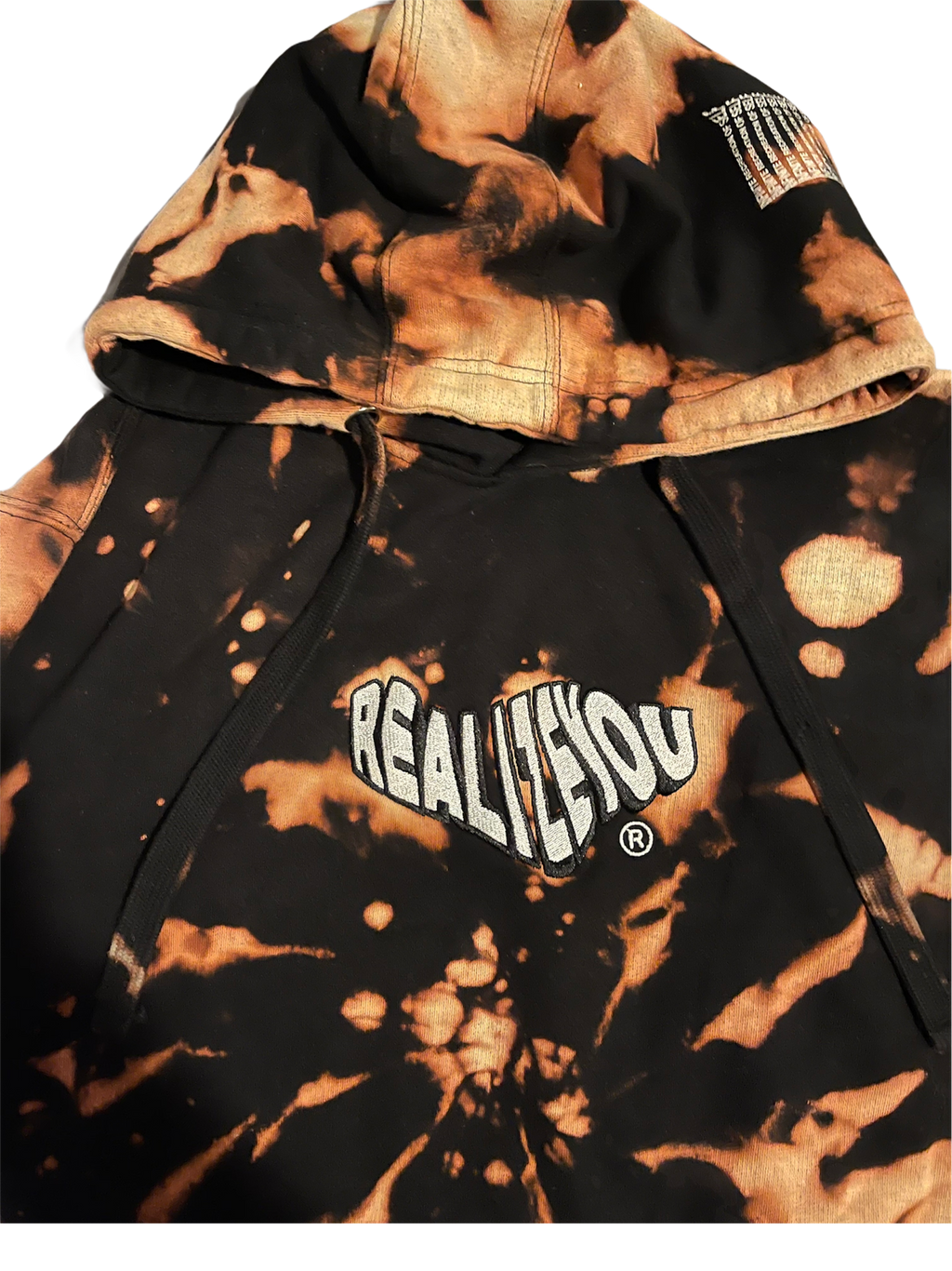 WAVY LOGO HOODIE (TIE DYE)