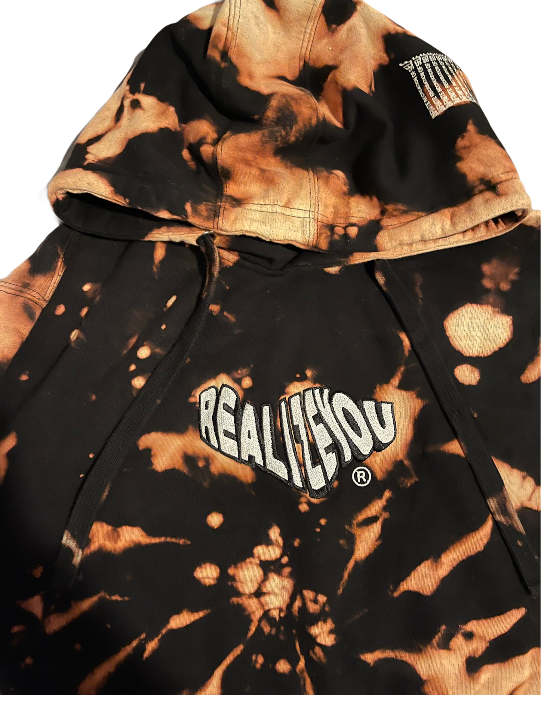 WAVY LOGO HOODIE (TIE DYE)