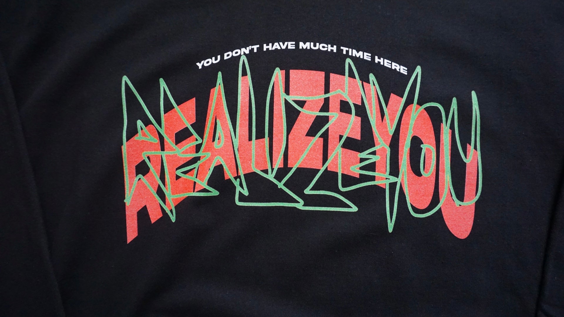 NOT MUCH TIME HERE HOODIE (BLACK)